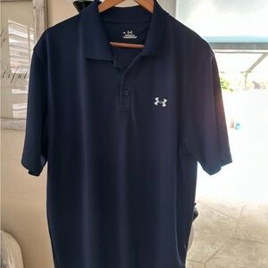 Men’s navy Under Amour polo